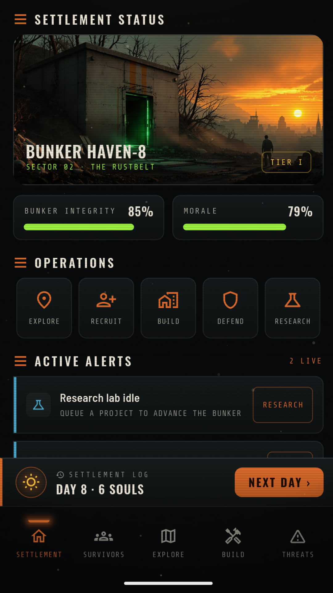 Downfall Survival Sim screenshot 2